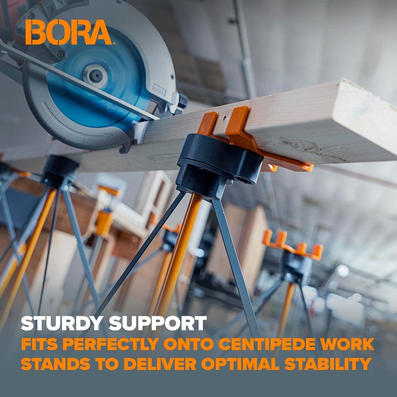 BORA Centipede 2x4 Support Bracket 4-Piece Set for Centipede Workstands, CA0204 - Image 3